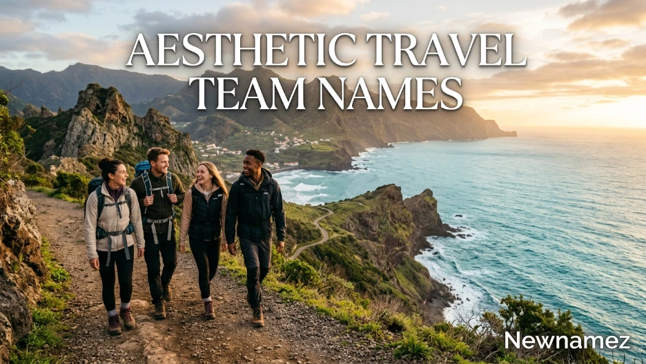 Aesthetic Travel Team Names