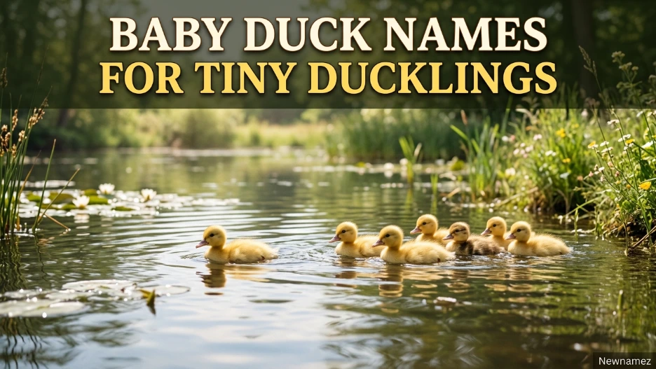 Baby Duck Names for Tiny Ducklings