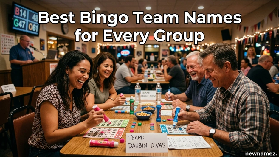 Best Bingo Team Names for Every Group
