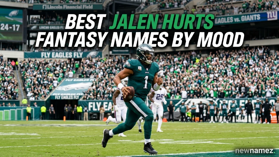 Best Jalen Hurts Fantasy Names by Mood