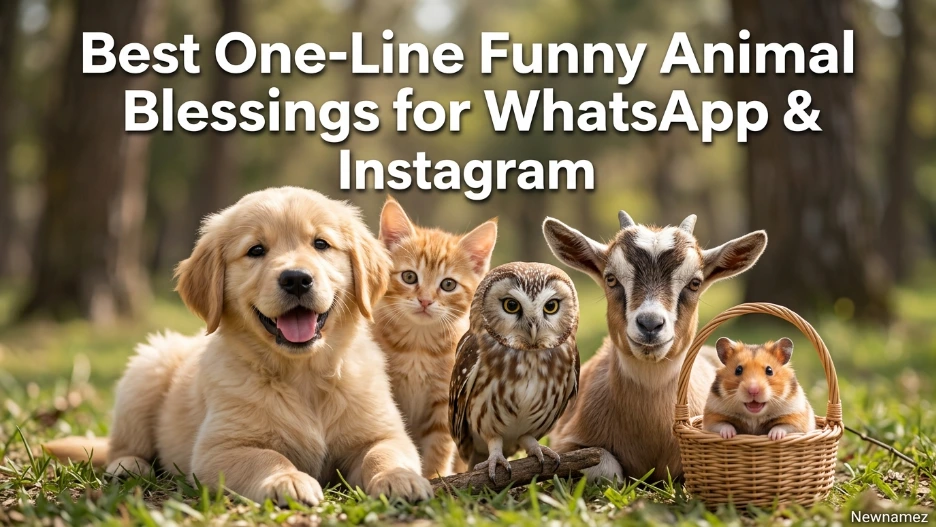 Best One-Line Funny Animal Blessings for WhatsApp & Instagram