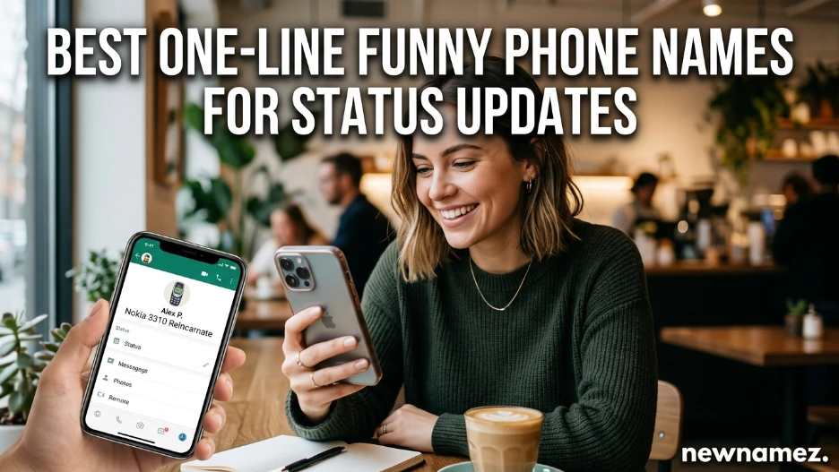Best One-Line Funny Phone Names for Status Updates