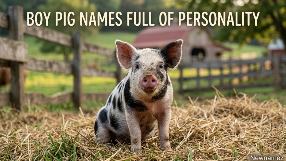 Boy Pig Names Full of Personality