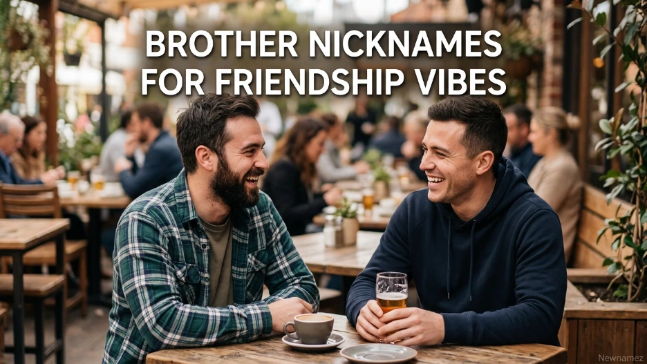 Brother Nicknames for Friendship Vibes