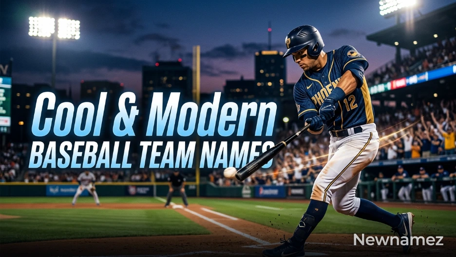 Cool & Modern Baseball Team Names
