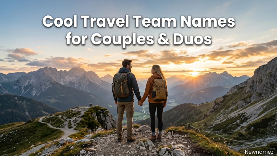 Cool Travel Team Names for Couples & Duos