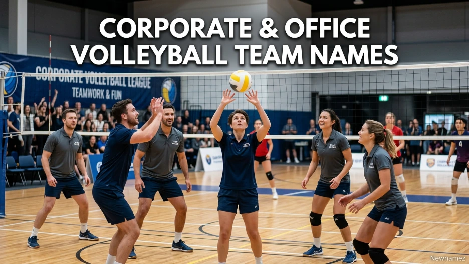Corporate & Office Volleyball Team Names