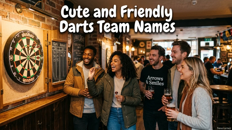 Cute and Friendly Darts Team Names