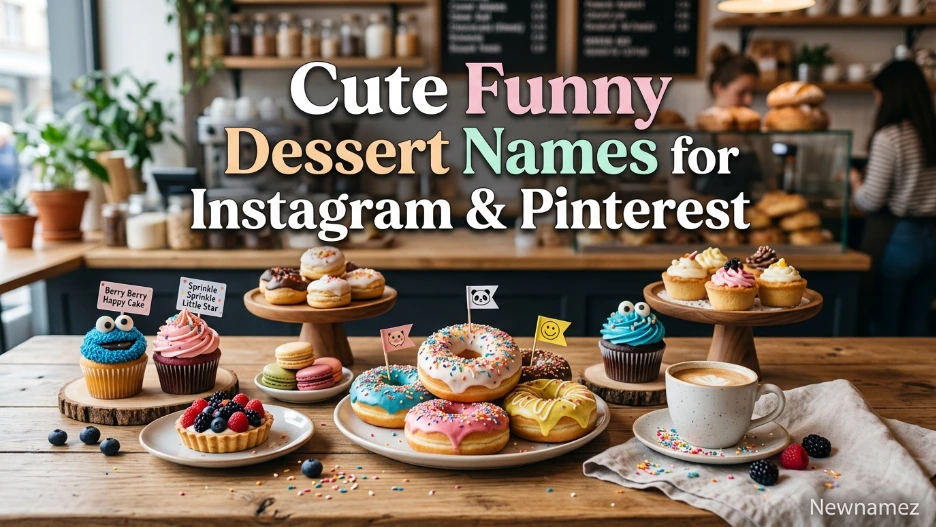 Cute Funny Dessert Names for Instagram & Pinterest