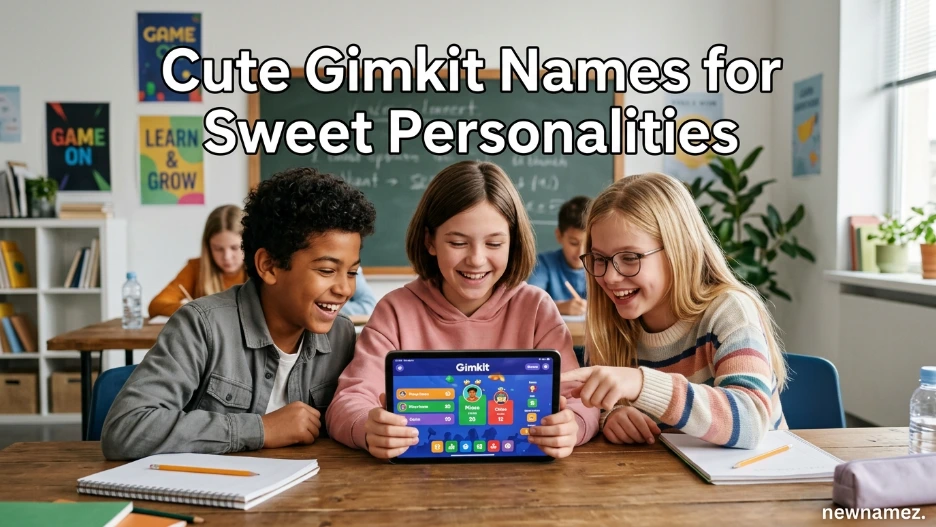 Cute Gimkit Names for Sweet Personalities