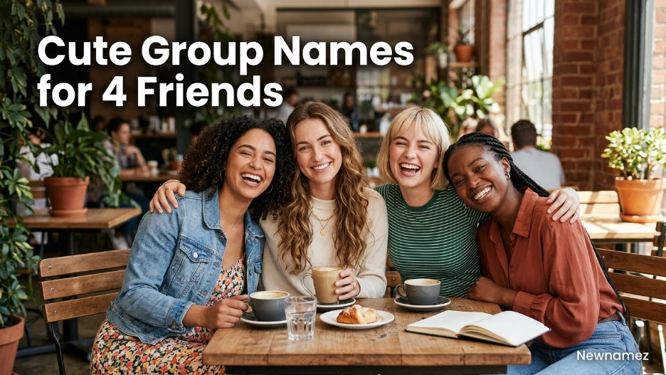 Cute Group Names for 4 Friends