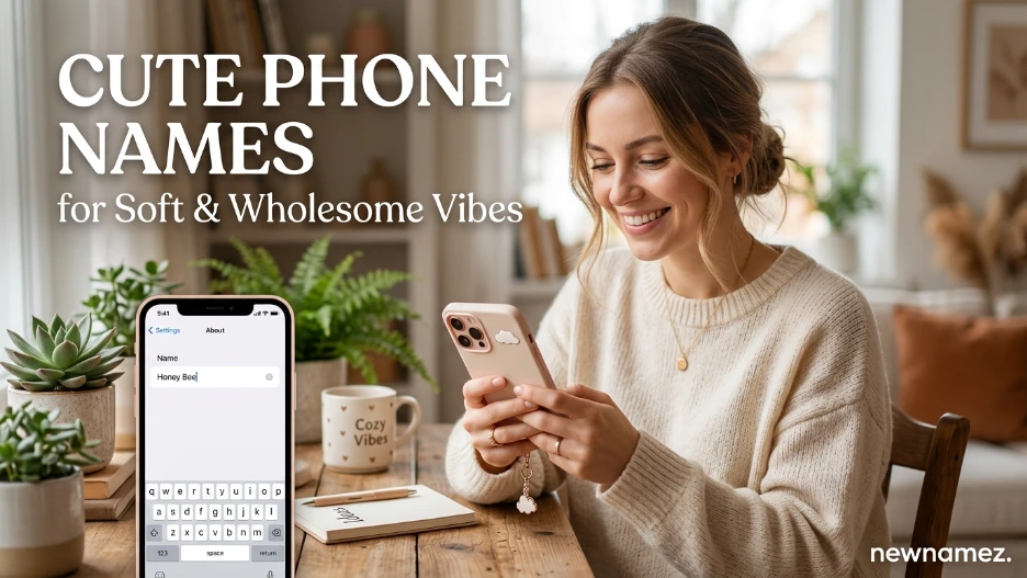 Cute Phone Names for Soft & Wholesome Vibes