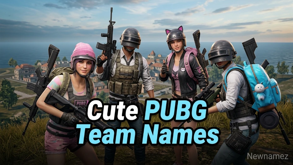 Cute PUBG Team Names