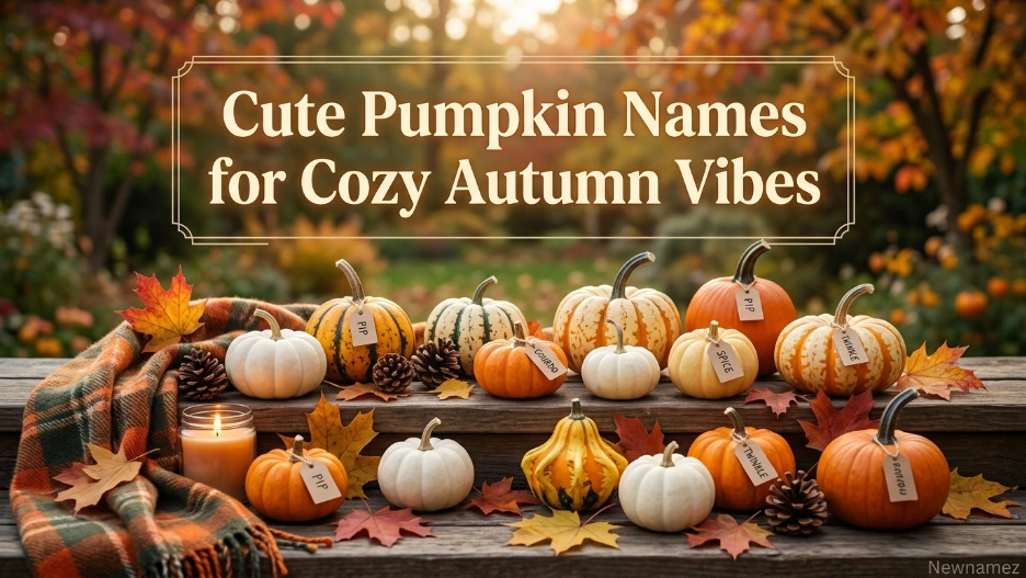 Cute Pumpkin Names for Cozy Autumn Vibes