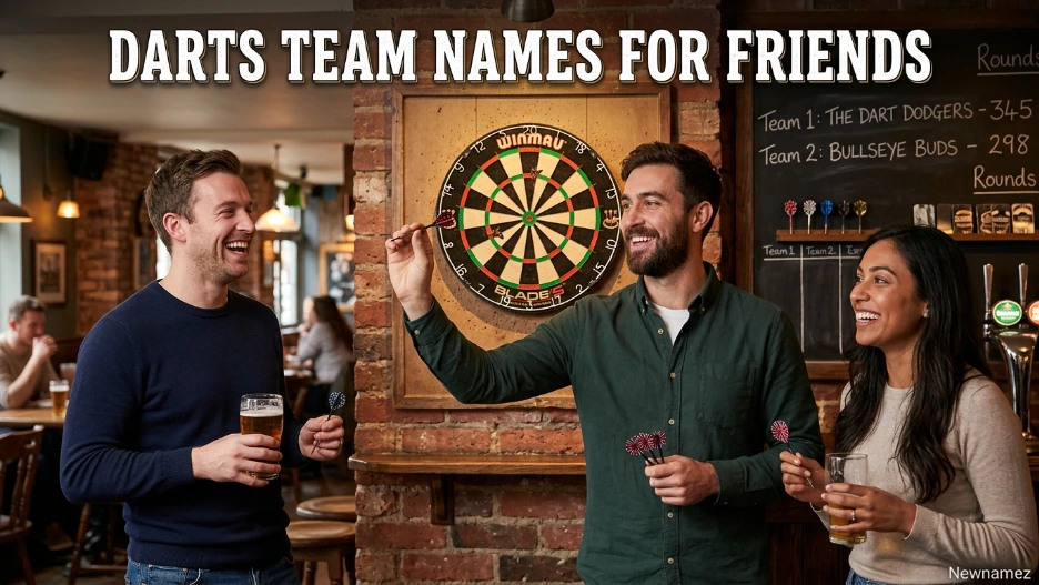 Darts Team Names for Friends