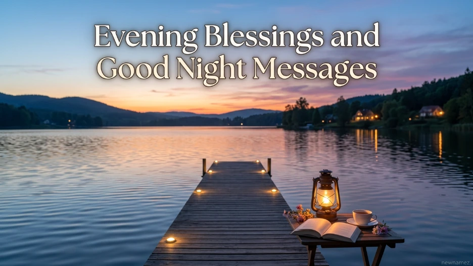 Evening Blessings and Good Night Messages