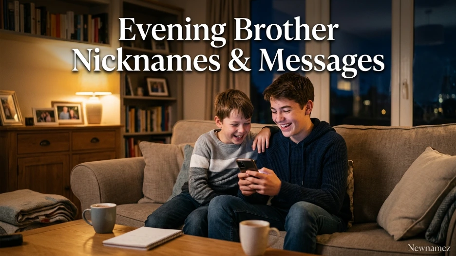 Evening Brother Nicknames & Messages