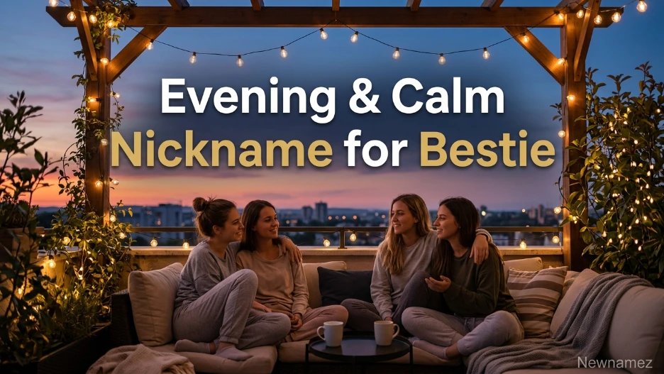 Evening & Calm Nickname for Bestie