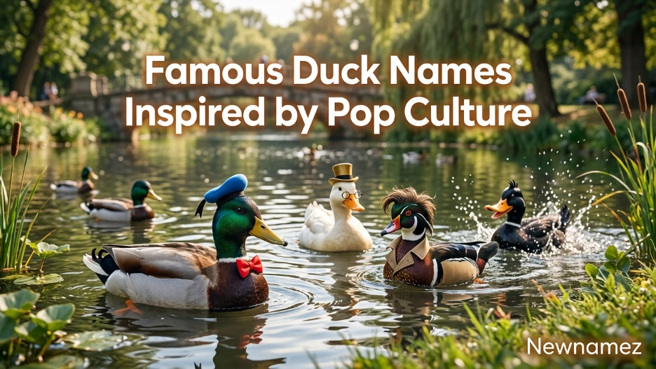 Famous Duck Names Inspired by Pop Culture