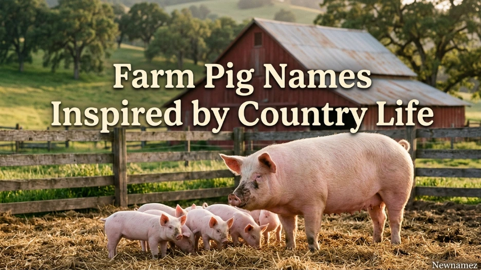 Farm Pig Names Inspired by Country Life