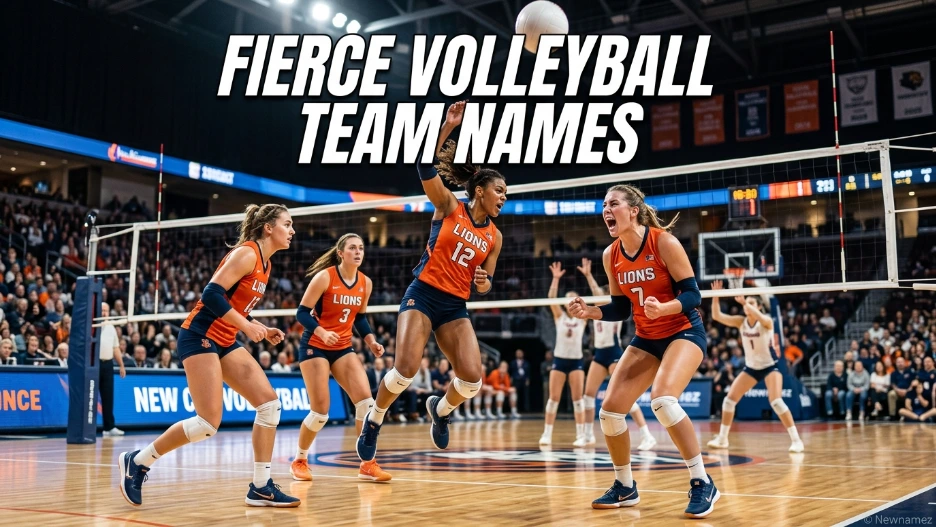 Fierce Volleyball Team Names