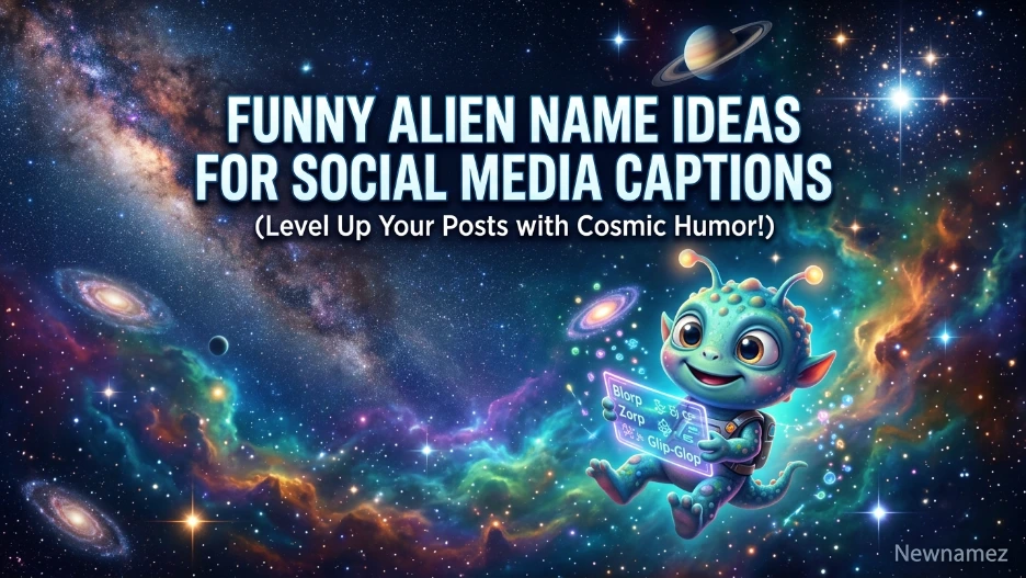 Funny Alien Name Ideas for Social Media Captions