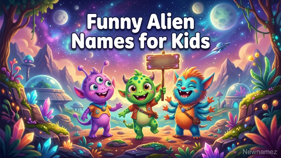 Funny Alien Names for Kids