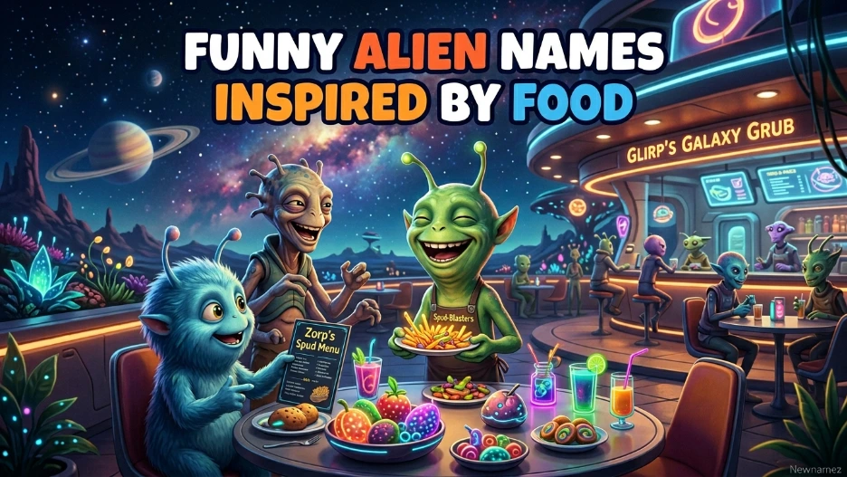 Funny Alien Names Inspired by Food