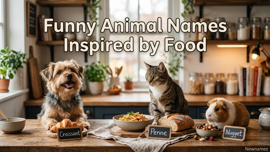 Funny Animal Names Inspired by Food