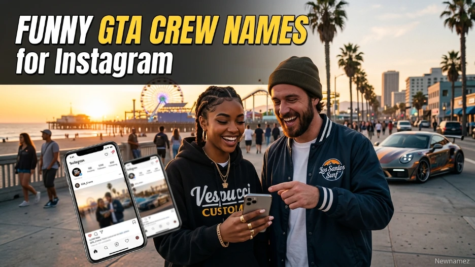 Funny GTA Crew Names for Instagram