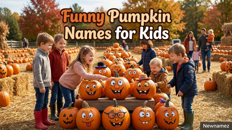 Funny Pumpkin Names for Kids