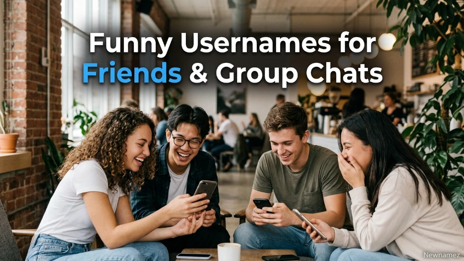 Funny Usernames for Friends & Group Chats