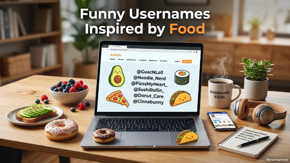 Funny Usernames Inspired by Food