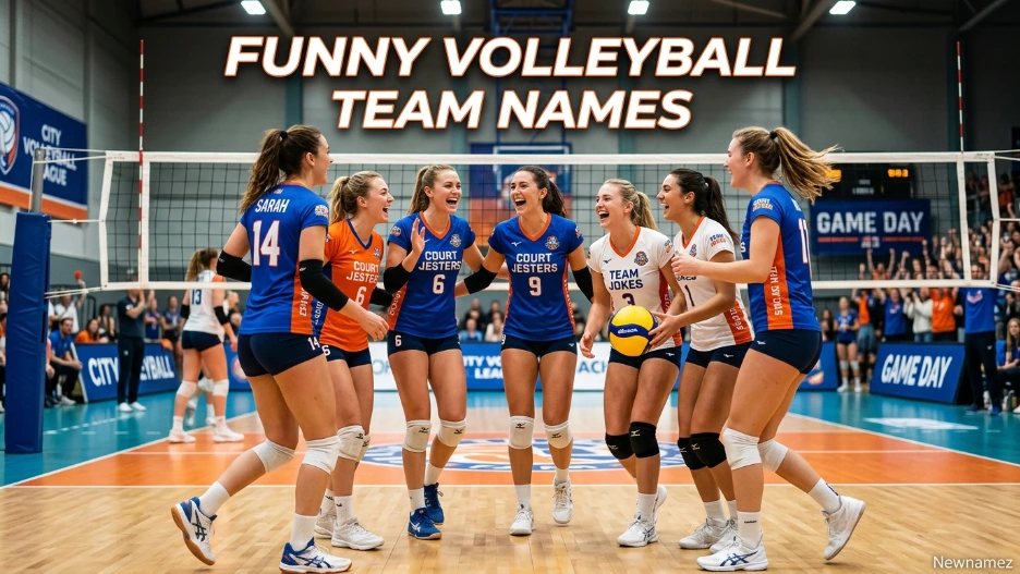 Funny Volleyball Team Names