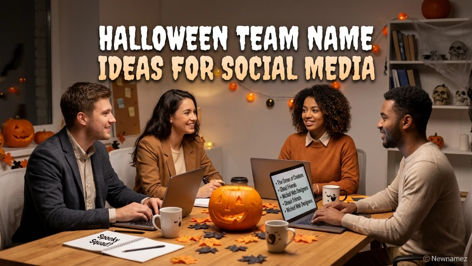 Halloween Team Name Ideas for Social Media