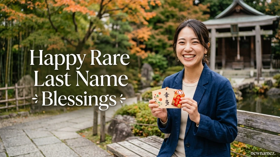 Happy Rare Japanese Last Name Blessings