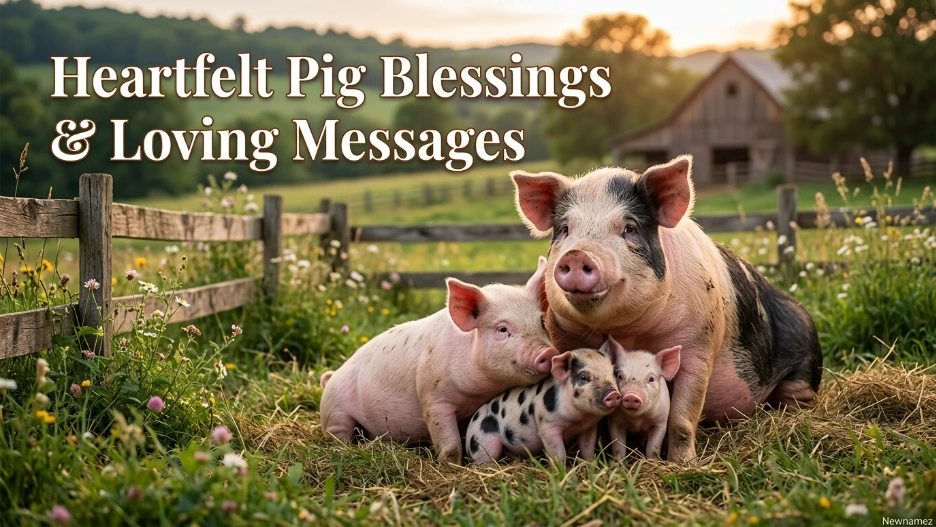 Heartfelt Pig Blessings & Loving Messages
