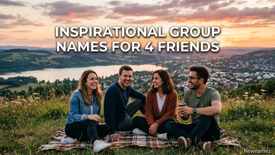 Inspirational Group Names for 4 Friends