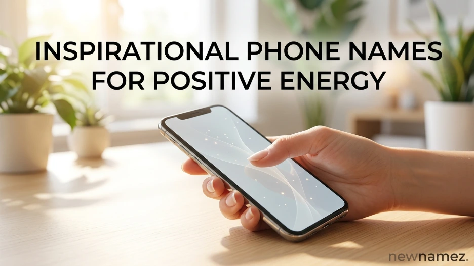 Inspirational Phone Names for Positive Energy