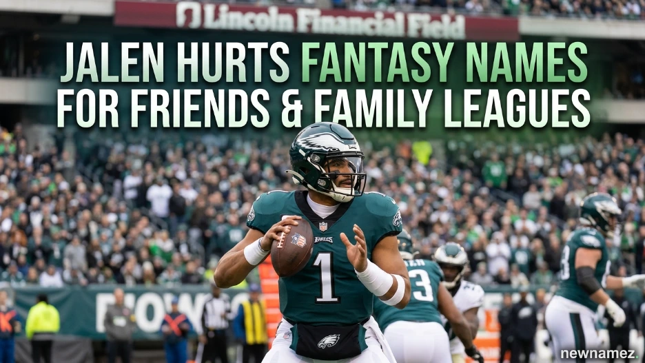 Jalen Hurts Fantasy Names for Friends & Family Leagues