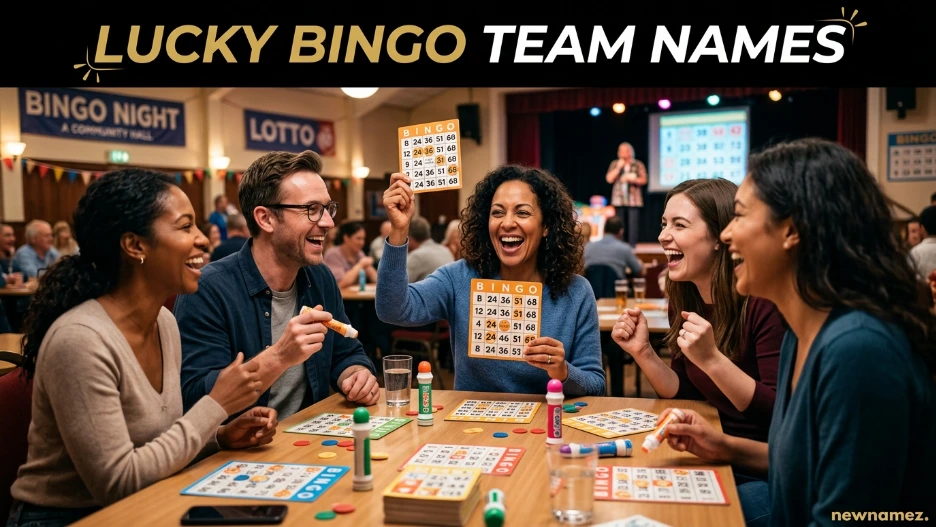 Lucky Bingo Team Names