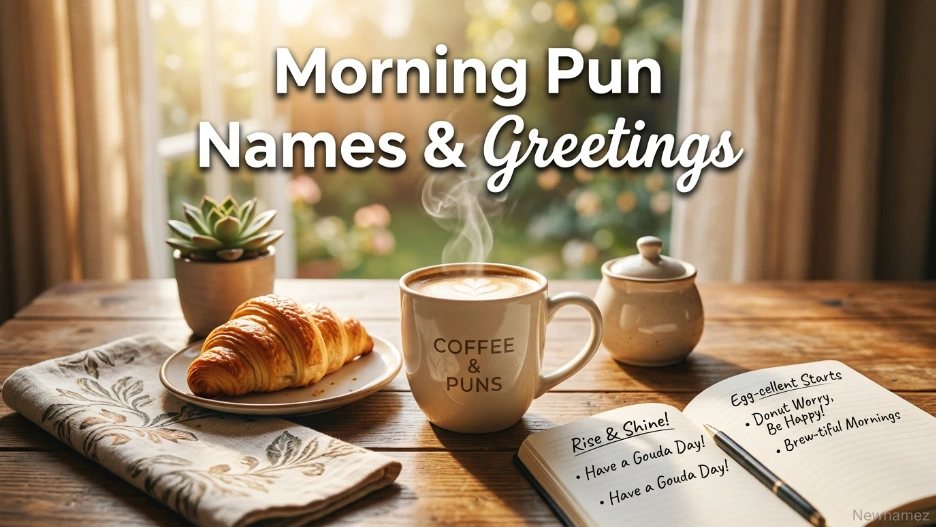 Morning Pun Names & Greetings
