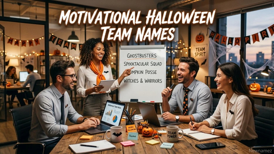 Motivational Halloween Team Names