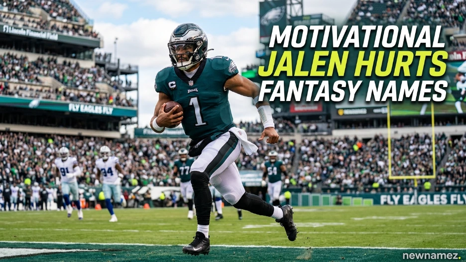 Motivational Jalen Hurts Fantasy Names