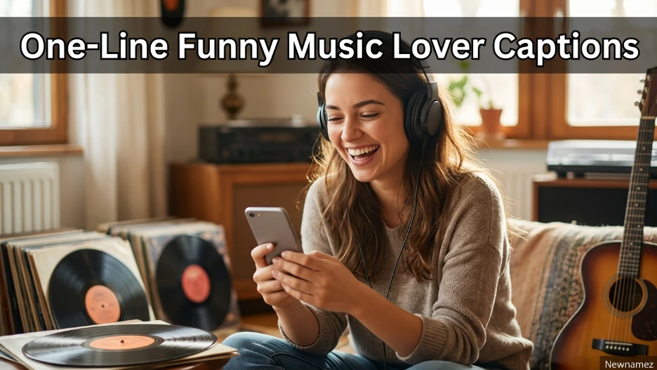 One-Line Funny Music Lover Captions