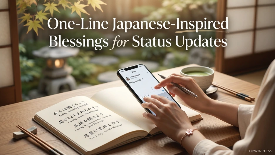 One-Line Japanese-Inspired Blessings for Status Updates