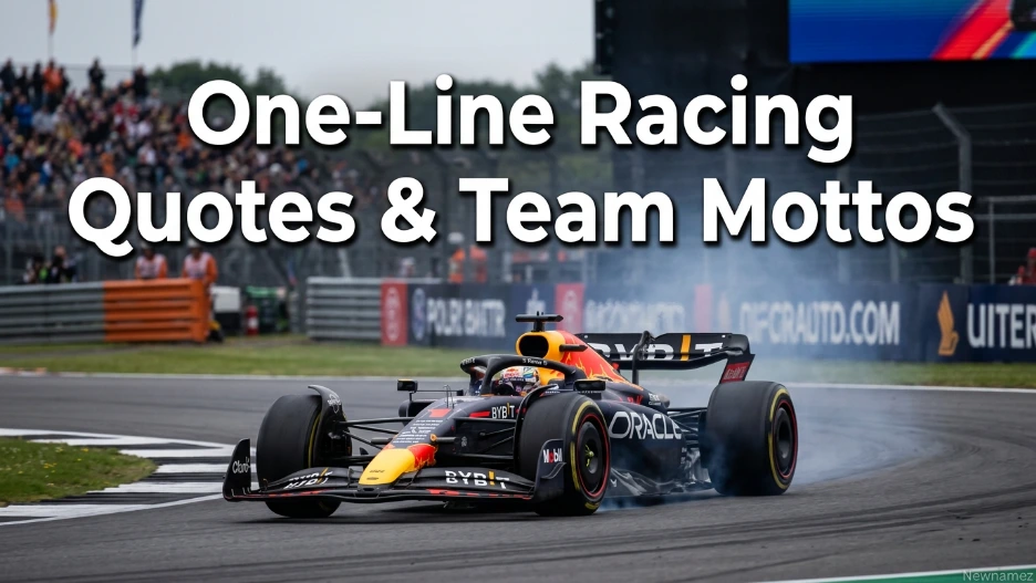 One-Line Racing Quotes & Team Mottos