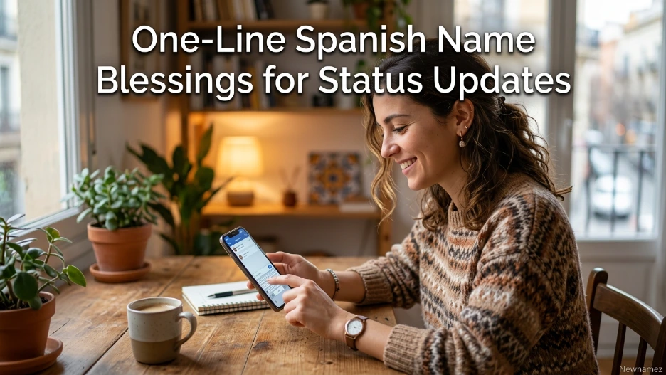 One-Line Spanish Name Blessings for Status Updates