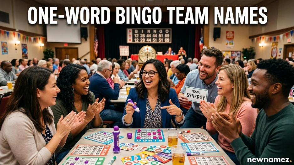 One-Word Bingo Team Names