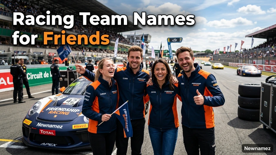 Racing Team Names for Friends